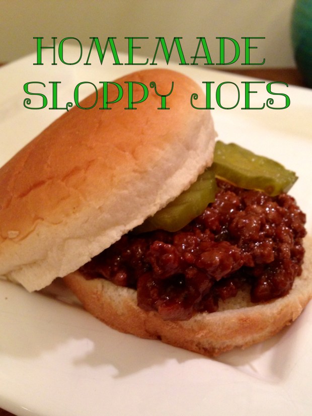 Homemade Sloppy Joes |Poore Amy